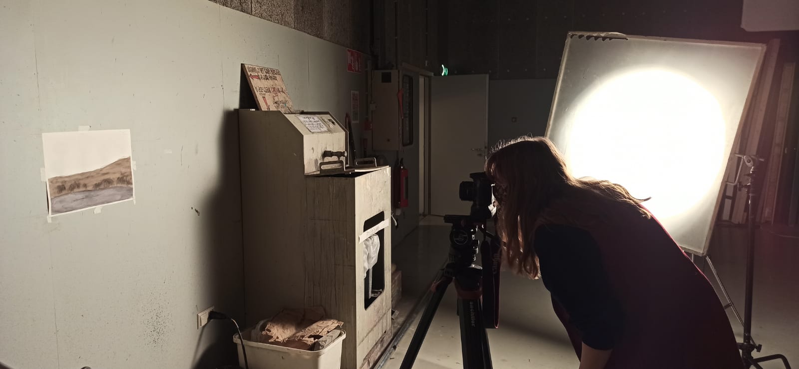 Short Animation Longing / Verlangen 2021, Behind the scenes: Sarah van den Bosch fotografeert